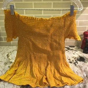 Off the shoulder, never worn top